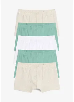 Boxershort met biologisch katoen (set van 5), bonprix