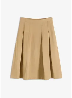 Plooirok van soepele viscose, bonprix