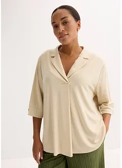 Shirt tuniek van soepele viscose piqué, bonprix