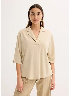 Shirt tuniek van soepele viscose piqué, bonprix