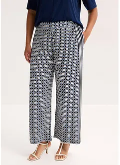 Jersey broek met een minimalistisch design, bonprix