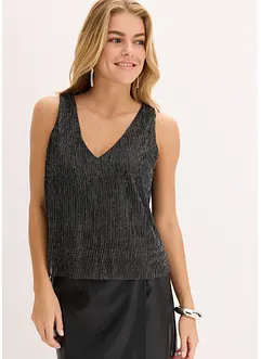 Cropped top met diep decolleté, bonprix