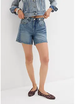 Jeans short mid waist, low stretch, bonprix