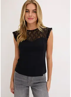 Top met kant, bonprix