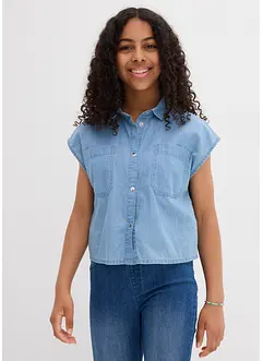 Spijkerblouse van soepel katoen, bonprix