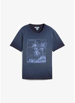 T-shirt in een verwassen look van biologisch katoen, bonprix