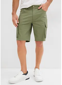 Stretch cargo bermuda (set van 2), regular fit, bonprix