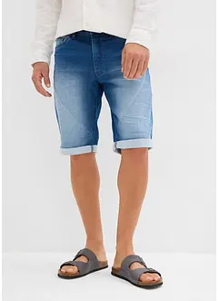 Sweat jeans bermuda, relaxed fit, bonprix