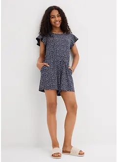 Jersey jumpsuit van elastische katoenmix, bonprix