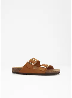 Leren slippers, bonprix