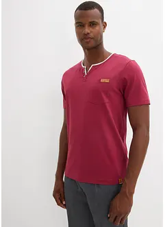 Henley shirt van puur biologisch katoen, bonprix