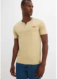 Henley shirt van puur biologisch katoen, bonprix