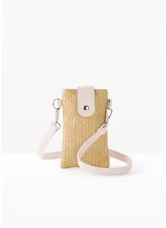 Kleine schoudertas in rieten look, bonprix