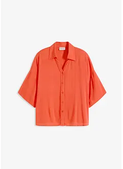 Strandblouse van viscose met korte mouwen, bonprix