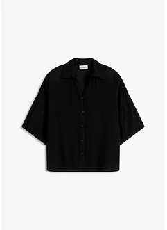 Strandblouse van viscose met korte mouwen, bonprix