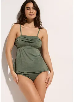 Tankini met gouddraad (2-dlg. set), bonprix