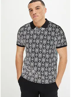 Poloshirt met korte mouwen van biologisch katoen, bonprix