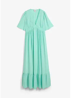 Maxi jurk met strokenrok van soepele viscose, bonprix