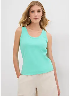 Tanktop met biologisch katoen (set van 2), bonprix
