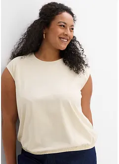 Shirt met elastische boordjes, bonprix