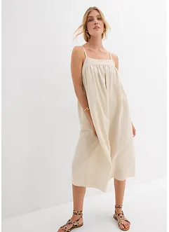 Jurk met spaghettibandjes van een soepele viscose-mix, bonprix