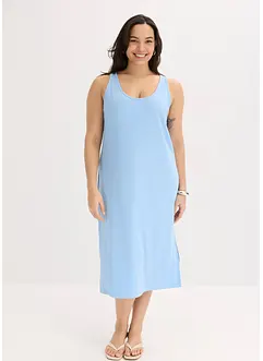Midi jurk van zacht ribmateriaal, bonprix