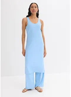 Midi jurk van zacht ribmateriaal, bonprix