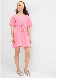 Kaftan jurk van gestructureerde crinkle, bonprix