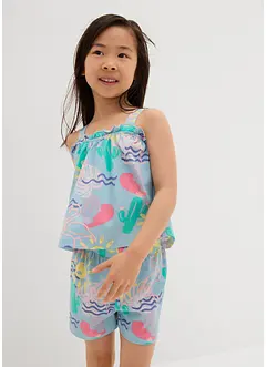 Top en korte broek van biologisch katoen (2-dlg. set), bonprix