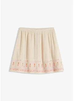 Minirok met borduursel, bonprix