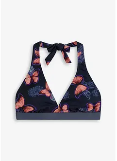 Halter bikinitop met gerecycled polyamide, bonprix