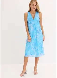 Midi jurk met mesh, bonprix