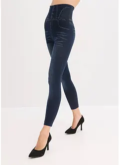 Corrigerende naadloze legging in denim look, sterk corrigerend, bonprix