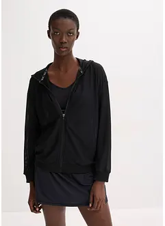 Transparante outdoor oversized jas van mesh, bonprix