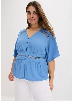 Shirt tuniek met kant, bonprix