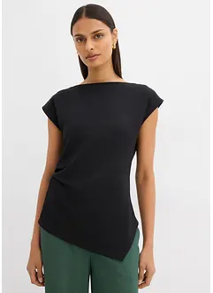 Asymmetrische top van comfortabele scuba, bonprix