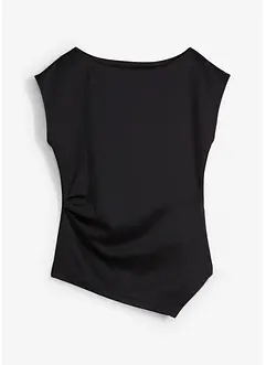 Asymmetrische top van comfortabele scuba, bonprix