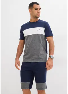 T-shirt en sweat bermuda (2-dlg. set), bonprix