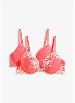Voorgevormde bh met beugels en multicolor kant, bonprix