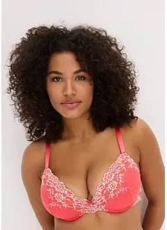 Voorgevormde bh met beugels en multicolor kant, bonprix