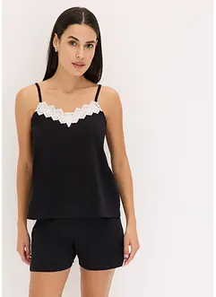 Shortama met spaghettibandjes, bonprix