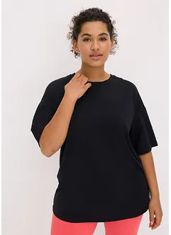 Oversized sportshirt met katoen, sneldrogend, bonprix