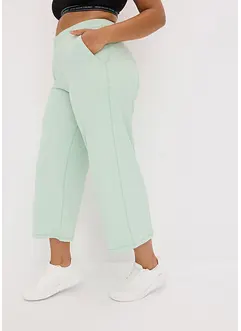 Comfort capri sportbroek met wijde pijpen, bonprix