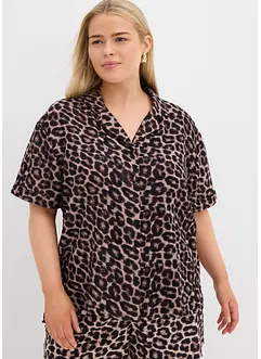 Oversized blouse van mousseline, bonprix