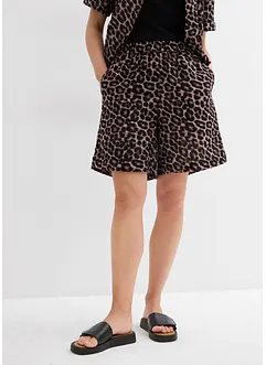 Wijde short van mousseline, bonprix