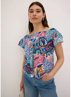 Carmen blouse van een lichte viscosemix, bonprix