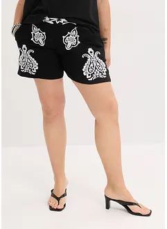 Short met borduursel van zachte viscose mix, bonprix