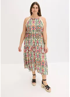 Midi jurk met kant, bonprix