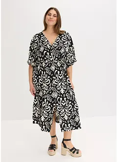 Gedessineerde jersey jurk, bonprix