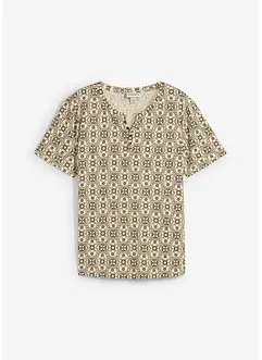 Henley shirt van puur katoen, bonprix
